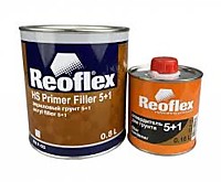 Грунт 5+1 2К акриловый серый (0,8л+0,16) *6 reoflex