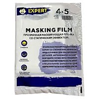 Маскирующая пленка со статическим эффектом 6 микрон 4*5м (60шт/кор)  Expert