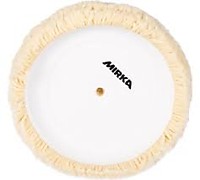 Полировальный диск из крученой шерсти 180mm/7,5", липучка mirka