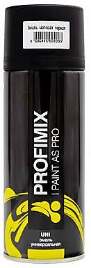 СПРЕЙ Краска черная глянцевая алкид 520мл Profimix (mastermix) *6