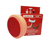 Полировальный круг B на липучке №2 (Розовый) NOVOL 3 см