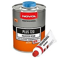 Смола полиэфирная РLUS 720   (1 кг) КОМПЛЕКТ  NOVOL 6*