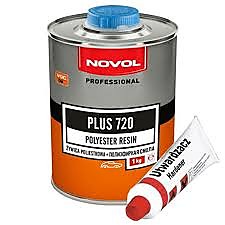 Смола полиэфирная РLUS 720   (1 кг) КОМПЛЕКТ  NOVOL 6*