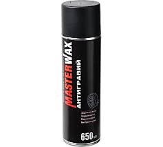 СПРЕЙ Антигравий алкидно-уретановый MasterWax 650 мл черный  12*