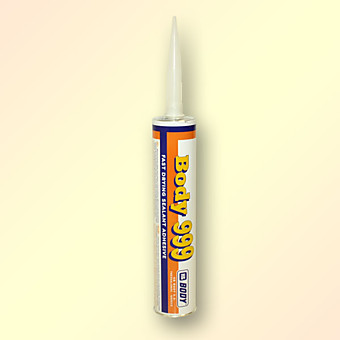 Герметик 999  (каучуковый,окрашиваемый) бежевый картридж (310 мл) 12* BODY