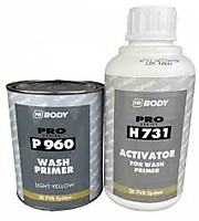 Грунт 960 КОМПЛЕКТ WASH PRIMER 2К кислотоотверждаемый  1л + Отвердитель H731 ACTIVATOR, 1л  6* BODY