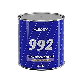 Грунт 992  алкидный 1К  (черный)    (1кг)     6* BODY