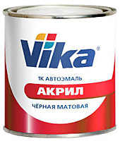 Черная матовая акриловая АК-142 (БАНКА) 1К (0,85кг) vika  6*